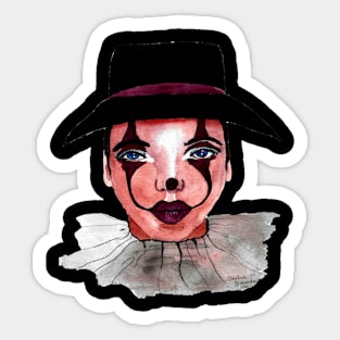 Beautiful Clown Sticker